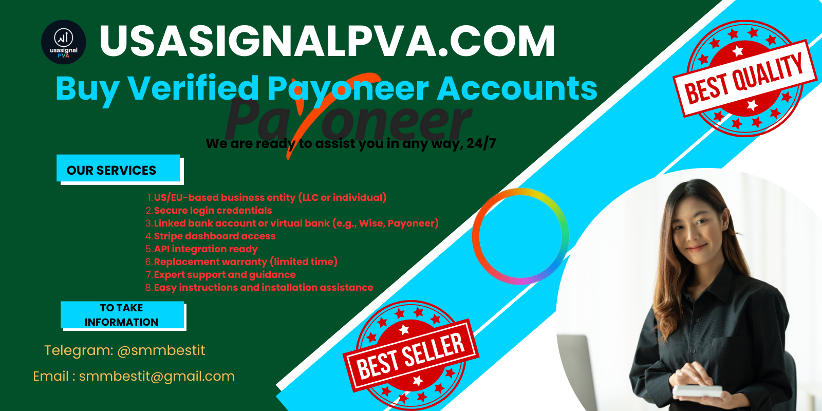 Buy cheap Payoneer account
