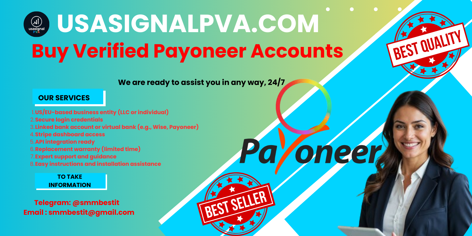 What is a verified Payoneer account and its importance.