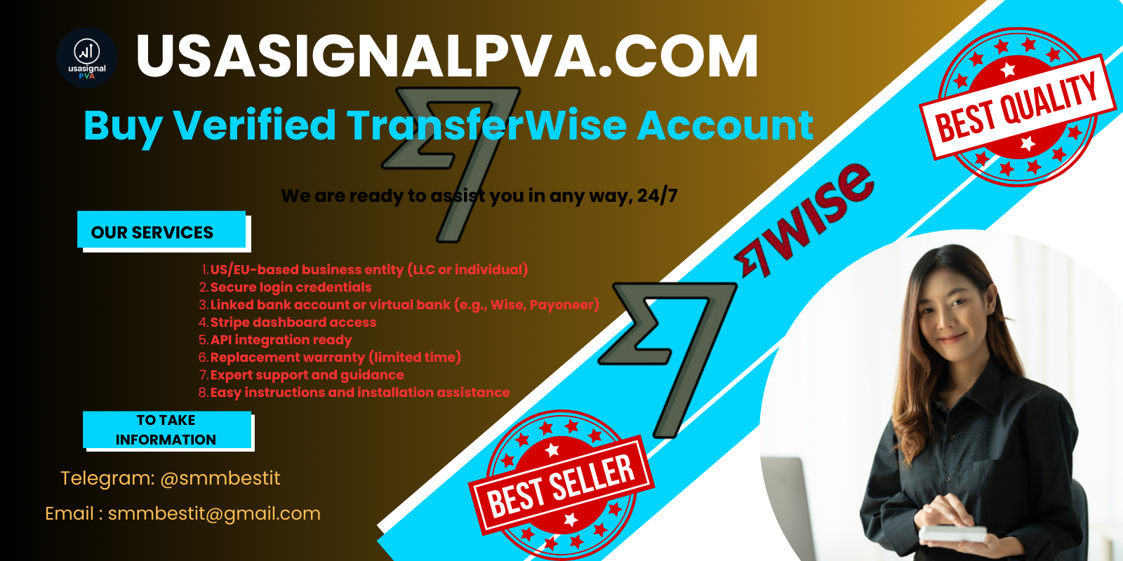 We are ready to provide 24/7 support.