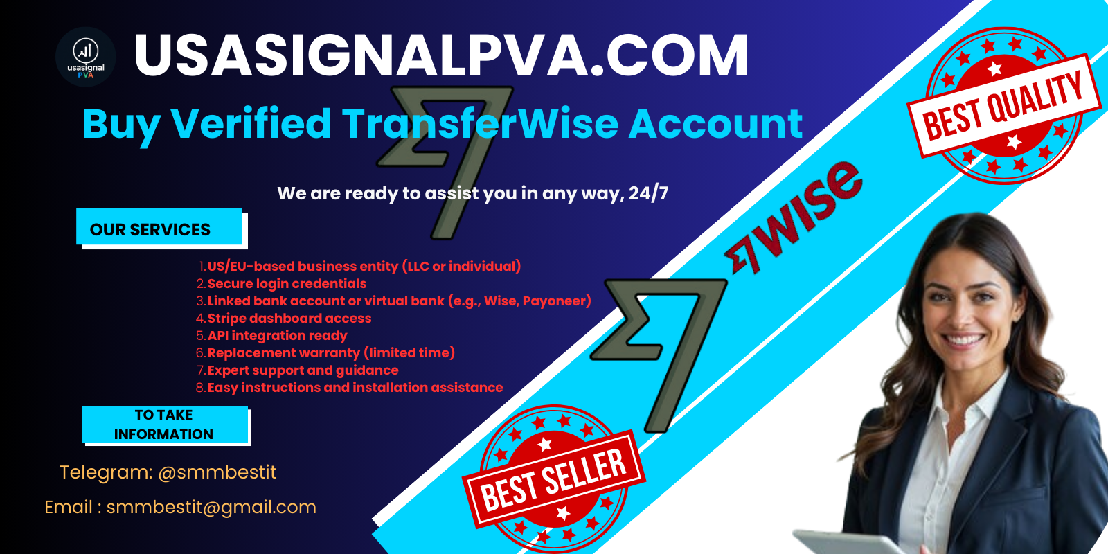 We are ready to provide 24/7 support.