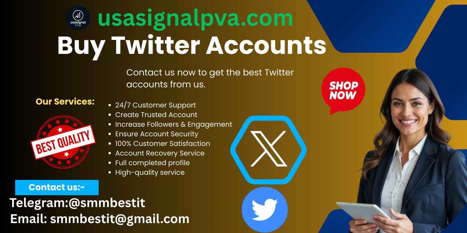 Twitter account for sale