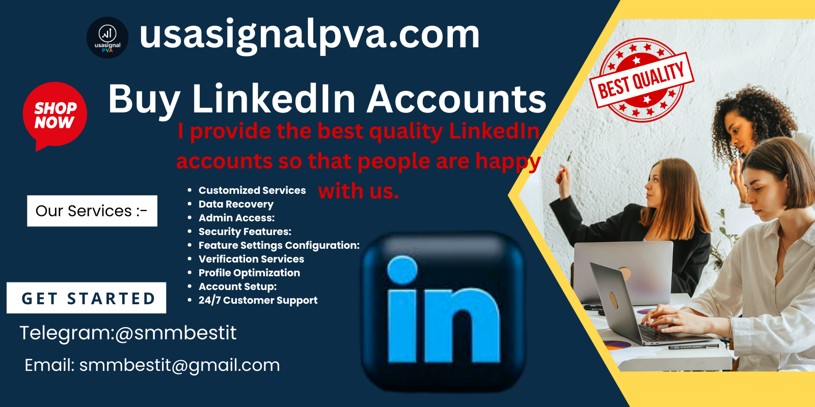 Buy verified LinkedIn accounts