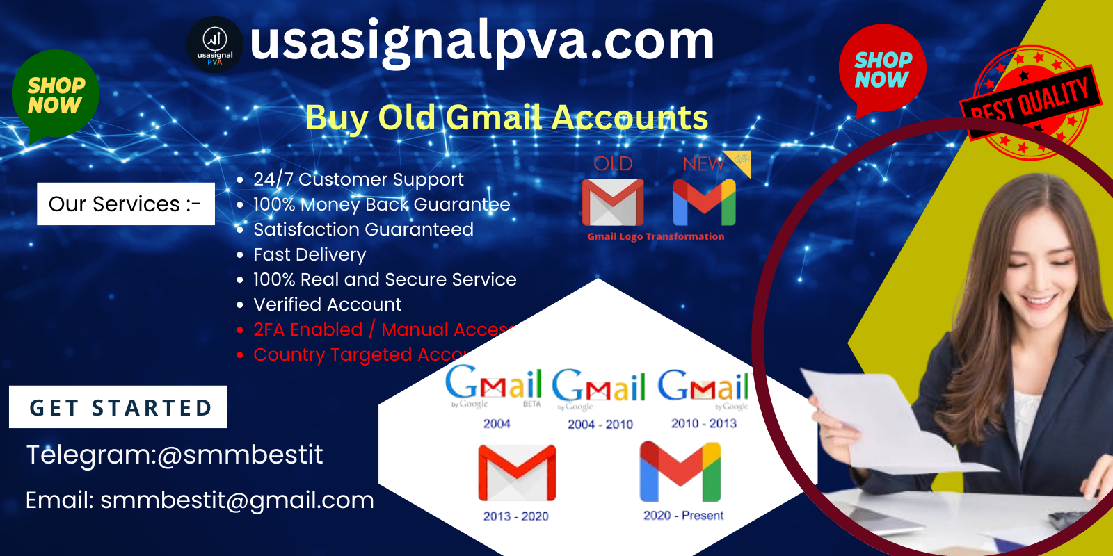 Buy cheap old Gmail account